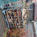 Droog brandhout, Tuin en Terras, 6 m³ of meer, Ophalen of Verzenden, Overige houtsoorten, Blokken