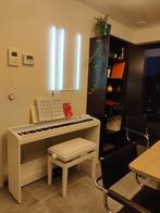 Digitale Piano Korg B2SP met stoel, Ophalen, Gebruikt, Wit, Digitaal