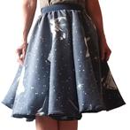 Feestelijke rok themafeest space ruimtevaart swingrok XS, Nieuw, Rok The Party!, Ophalen of Verzenden, Kleding