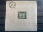 Belgisch blok 2 armen van Antwerpen 1930 negen scharnieren, Met stempel, Koninklijk huis, Ophalen of Verzenden, Postfris