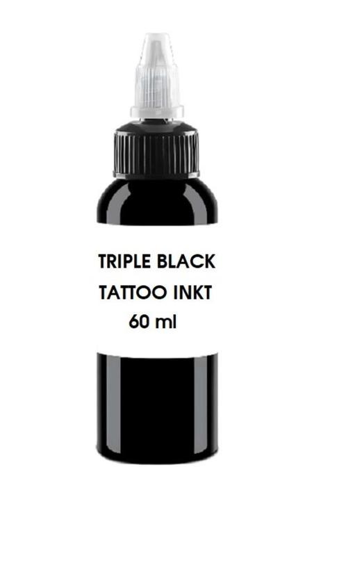 Tattoo Inkt Zwart 60 ml | Tatoeage Oefen Inkt Tattoo oefenen, Hobby en Vrije tijd, Tekenen, Nieuw, Verzenden