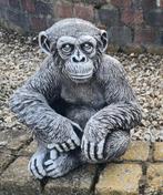 Beton chimpansee 40hoog, Nieuw, Beton, Ophalen of Verzenden, Dierenbeeld