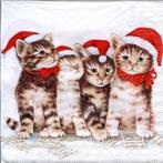 4 serviettes en papier motif 1 idéal pour artisanat, Enlèvement ou Envoi, Neuf