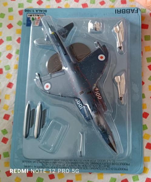 : Italeri : Avion : Sea Harrier : 1 100, Collections, Aviation, Utilisé, Modèle réduit, Enlèvement ou Envoi