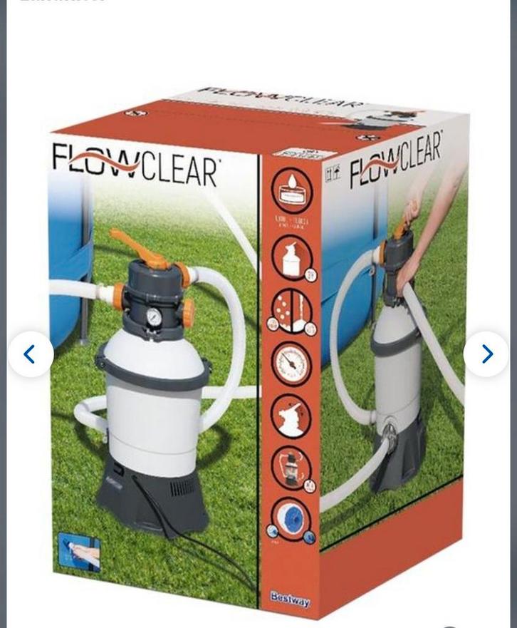Bestway Flowclear waterfilterpomp zandfilter, Elektronische apparatuur, Stofzuigers, Zo goed als nieuw, Ophalen