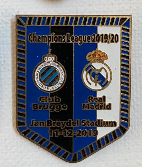 4e per pin 2019 real Madrid club Brugge, Verzamelen, Speldjes, Pins en Buttons, Zo goed als nieuw, Speldje of Pin, Sport, Ophalen of Verzenden