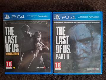 PS4 the last of us remastered + the last of us part 2 beschikbaar voor biedingen