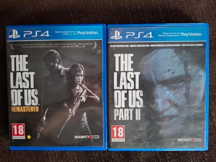 PS4 the last of us remastered + the last of us part 2, Games en Spelcomputers, Games | Sony PlayStation 4, Zo goed als nieuw, Online