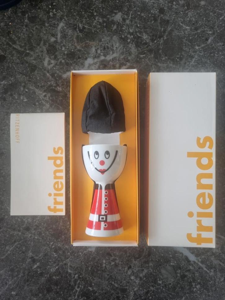 Friends collectie Ritzenhoff 6 eierdopjes, Antiek en Kunst, Antiek | Keukengerei, Ophalen of Verzenden