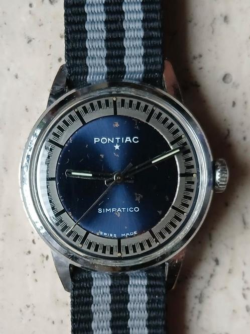 Pontiac Simpatico, Swiss made, serviced, Handtassen en Accessoires, Overige Accessoires, Gebruikt, Ophalen of Verzenden