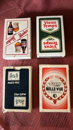 12 sets speelkaarten Bier, Collections, Comme neuf, Carte(s) à jouer, Enlèvement ou Envoi
