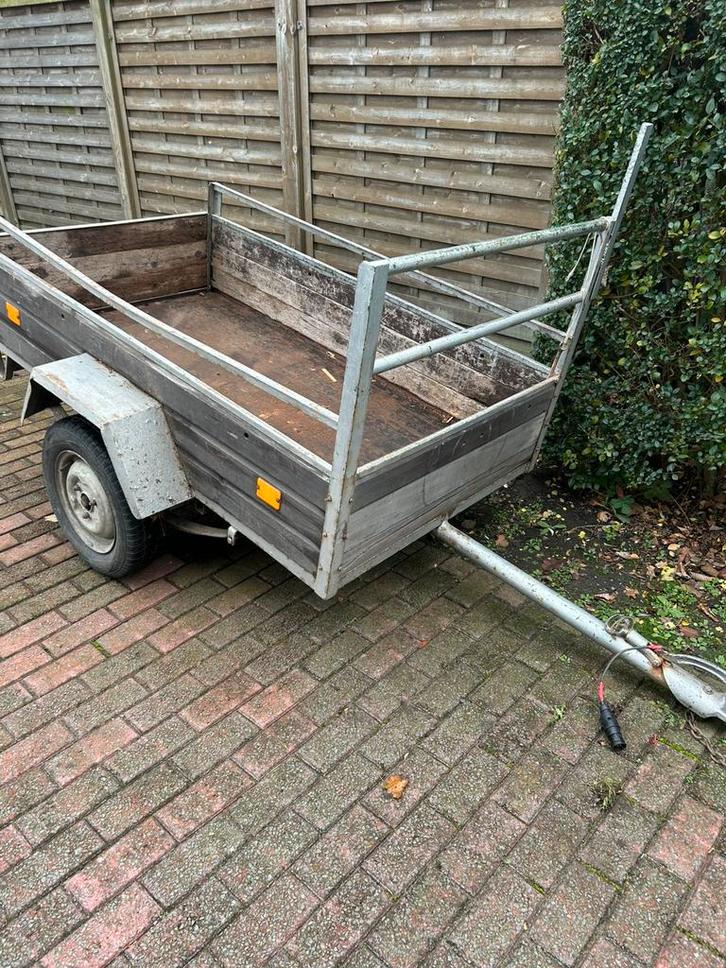 Lichte remork, 400kg, 1 as, Auto diversen, Aanhangers en Bagagewagens, Gebruikt, Ophalen