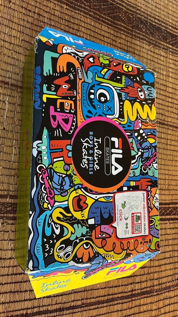 Roller skate Fila ajustable (pointure 32 à 36), Kinderen en Baby's, Speelgoed | Buiten | Rolschaatsen, Zo goed als nieuw, Kinderen