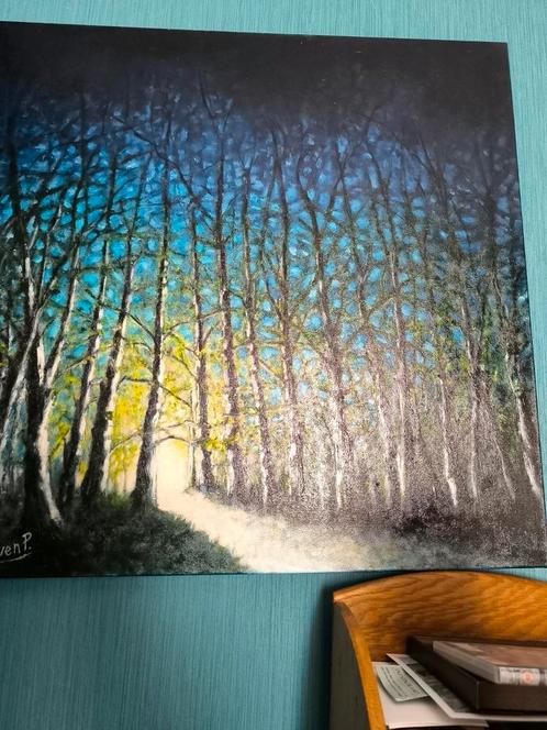 gesigneerd olieverf schilderijen, Antiek en Kunst, Kunst | Schilderijen | Abstract, Ophalen