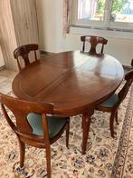 Houten tafel en bijhorende stoelen, Ophalen