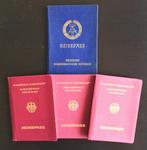 Lot 4 vintage paspoorten Reisepass DDR BRD 1982-1991-1997., Ophalen, Overige typen