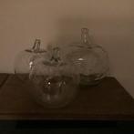 Glazen appel decoratie 3 stuks, Enlèvement, Comme neuf