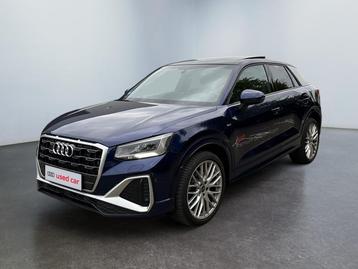 Audi Q2 S-Line*BoiteAuto*FaibleKms*Carplay*ToitOuvrant, 116 g/km, Achat, Entreprise, Noir