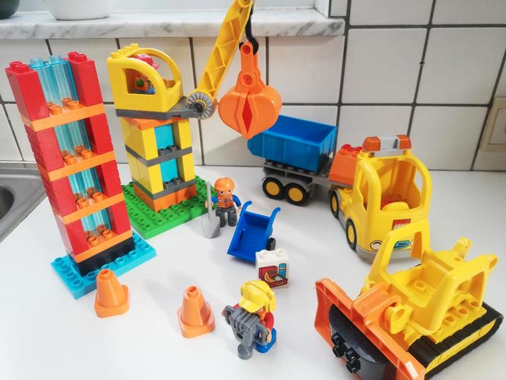 duplo 10813 bouwplaats, Kinderen en Baby's, Speelgoed | Duplo en Lego, Duplo, Complete set, Ophalen of Verzenden