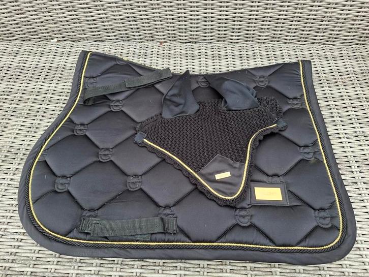 Equestrian Stockholm dekjes + oortjes, Dieren en Toebehoren, Paarden en Pony's | Dekens en Dekjes, Zo goed als nieuw, Ophalen