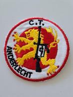 Vintage Ecusson / Patch / Opnaaier - C.T. - Anderlecht, Ophalen of Verzenden, Zo goed als nieuw, Overige onderwerpen, Button