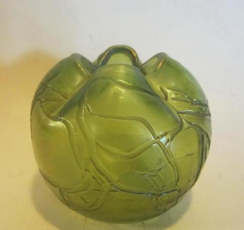 Antiek vaasje Kralik? Rindskopf? Loetz? Pallme Konig?, Antiek en Kunst, Antiek | Glaswerk en Kristal, Verzenden