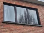 Fenêtre en verre bullé bois, Bricolage & Construction, Châssis & Portes coulissantes, Comme neuf, Bois, Enlèvement ou Envoi