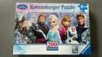 Puzzel - Frozen - 200 stukken, Kinderen en Baby's, Speelgoed | Kinderpuzzels, Ophalen of Verzenden, Zo goed als nieuw