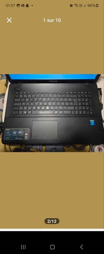 Asus r752L de 17,3" i3-5005u 4gb+750gb.w8n10 pro, Computers en Software, Windows Laptops, Zo goed als nieuw, 17 inch of meer, 4 GB
