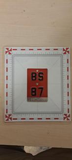 Zwitsers belastingplaatje voor fietsen 1987, Verzamelen, Overige Verzamelen, Verzenden, Gebruikt