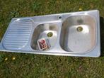 inox spoelbak inbouw afwasbak watersteen, Ophalen, Gebruikt