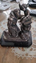 religieus beeldje St Antonius met Kind op marmeren voetje, Antiek en Kunst, Ophalen