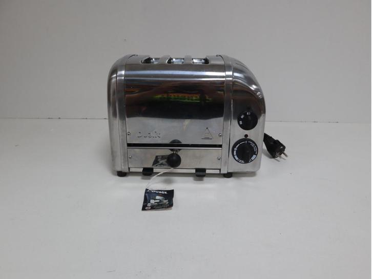 Dualit DU31226 Combi RVS Broodrooster, Elektronische apparatuur, Broodroosters, Gebruikt, Verzenden