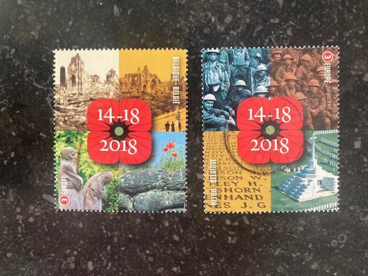 België OBP 4820/21, Postzegels en Munten, Postzegels | Europa | België, Gestempeld, Frankeerzegel, Met stempel, Gestempeld, Ophalen of Verzenden
