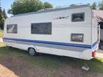 Grote 6 persoons caravan Hobby 560 met mover, Caravans en Kamperen, Caravans, Rondzit, Hobby, Schokbreker, Particulier