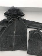 Grijze homewear vest + broek in fluweel maat xs, H&M, Ophalen of Verzenden, Zo goed als nieuw, Maat 34 (XS) of kleiner