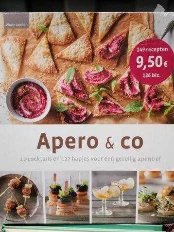 Splinternieuw boek met hapjes apéro & co.  beschikbaar voor biedingen