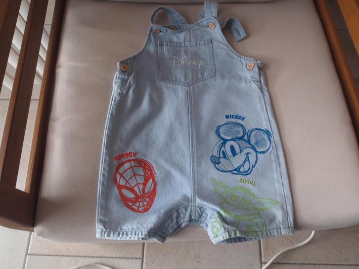 Blauwe jumpsuit Disney maat 80, Kinderen en Baby's, Babykleding | Maat 80, Zo goed als nieuw, Jongetje, Broekje, Ophalen of Verzenden