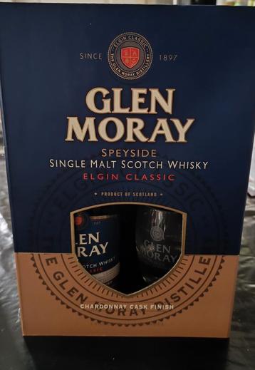 Glen Moray Elgin Classic Whisky Giftset + Glas 70cl beschikbaar voor biedingen