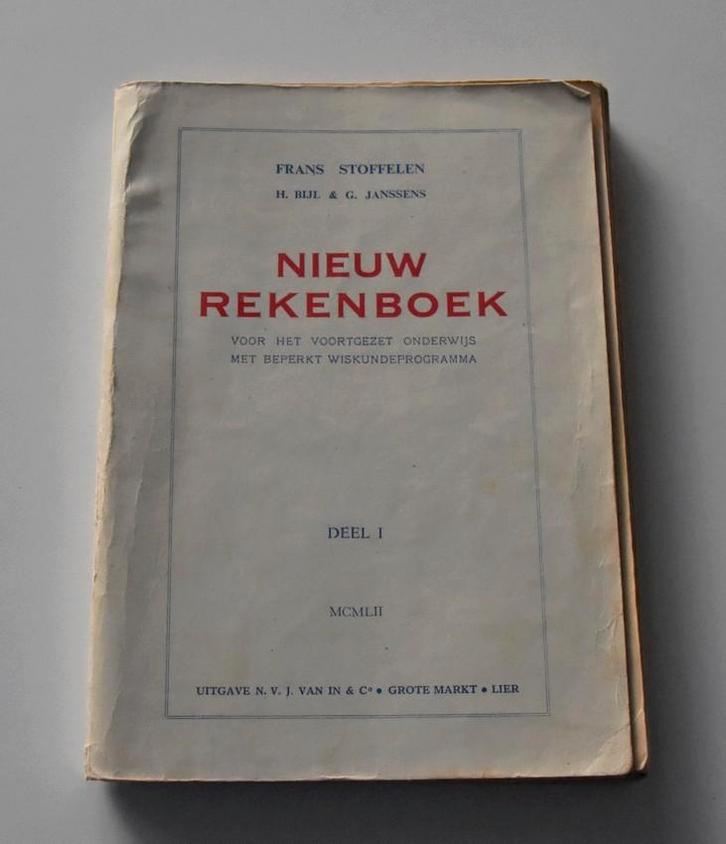 Nieuw rekenboek, Antiek en Kunst, Antiek | Boeken en Manuscripten, Ophalen of Verzenden