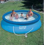 Intex zwembad met filter, Gebruikt, Minder dan 80 cm, Opblaaszwembad, Rond