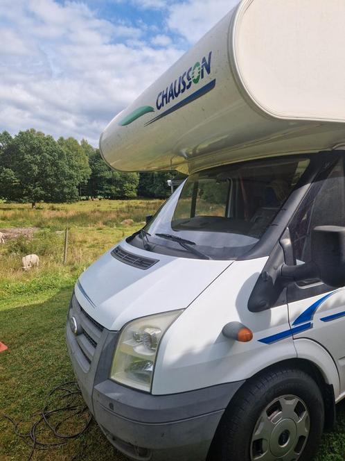 Ford Chausson, 2007, 6pl, 94.000km in topstaat, Caravans en Kamperen, Mobilhomes, Particulier, tot en met 6, Chausson, Diesel