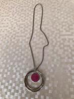 Roze ketting nieuw, Bijoux, Sacs & Beauté, Colliers, Rose, Enlèvement, Neuf