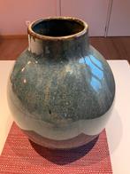 Vase en céramique bleu-vert émaillée, Enlèvement, Comme neuf