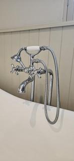 Losstaande badkraan chroom, Huis en Inrichting, Badkamer | Complete badkamers, Ophalen, Zo goed als nieuw, Met bad