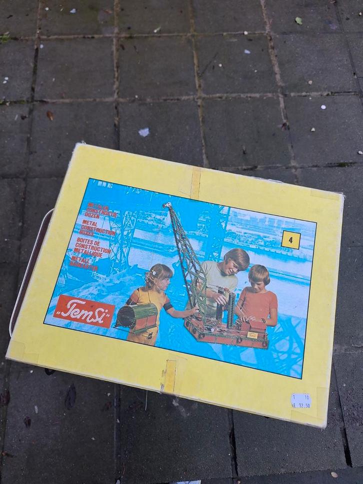 Boîte de construction métallique Temsi 4, Antiquités & Art, Curiosités & Brocante, Enlèvement