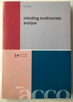 Inleiding multivariate analyse, Neuf, Karel Neels, Enlèvement ou Envoi, Autres sciences