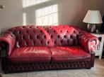 Canapé Chesterfield - Traces d’usure, Huis en Inrichting, Zetels | Zetels, Ophalen, Gebruikt, Chesterfield, Tweepersoons