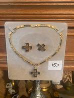 Emaille Ketting en Oorbellen Set - Nieuw!, Antiquités & Art, Antiquités | Céramique & Poterie, Enlèvement ou Envoi