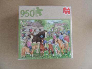 Puzzle 950 pièces - Ecole d'équitation - Rising school beschikbaar voor biedingen